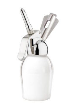 Sifon pentru frisca din inox, model alb superfinisat, 0.25L, 4419